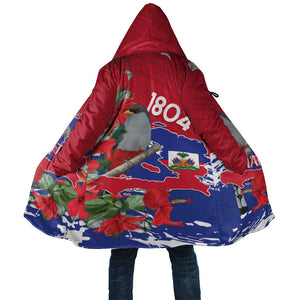 Haiti Independence Day Cloak 1804 Proud Ayiti Map Hispaniolan Trogon