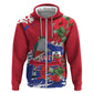 Afro Haiti Independence Day Hoodie 1804 Proud Ayiti Map Hispaniolan Trogon - African Pride