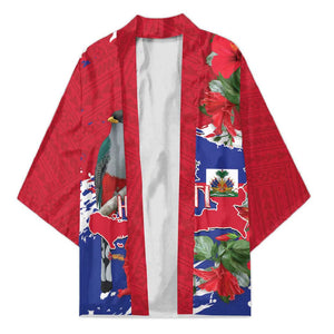 Haiti Independence Day Kimono 1804 Proud Ayiti Map Hispaniolan Trogon
