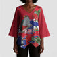 Haiti Independence Day Kimono Sleeve Blouse 1804 Proud Ayiti Map Hispaniolan Trogon