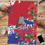 Haiti Independence Day Puzzle 1804 Proud Ayiti Map Hispaniolan Trogon