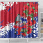 Afro Haiti Independence Day Shower Curtain 1804 Proud Ayiti Map Hispaniolan Trogon - African Pride