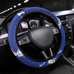 Afro Haiti Independence Day Steering Wheel Cover 1804 Proud Ayiti Map Hispaniolan Trogon - African Pride