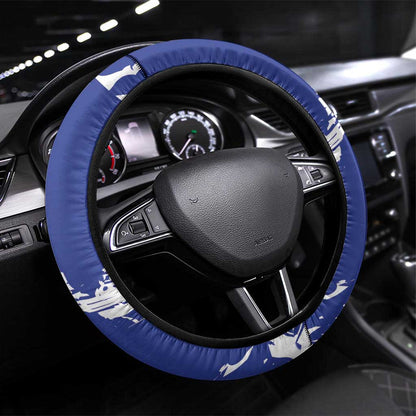 Afro Haiti Independence Day Steering Wheel Cover 1804 Proud Ayiti Map Hispaniolan Trogon - African Pride