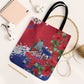 Haiti Independence Day Tote Bag 1804 Proud Ayiti Map Hispaniolan Trogon