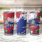 Afro Haiti Independence Day Tumbler Cup 1804 Proud Ayiti Map Hispaniolan Trogon - African Pride