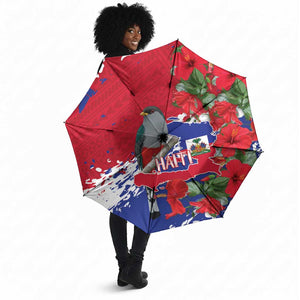 Haiti Independence Day Umbrella 1804 Proud Ayiti Map Hispaniolan Trogon