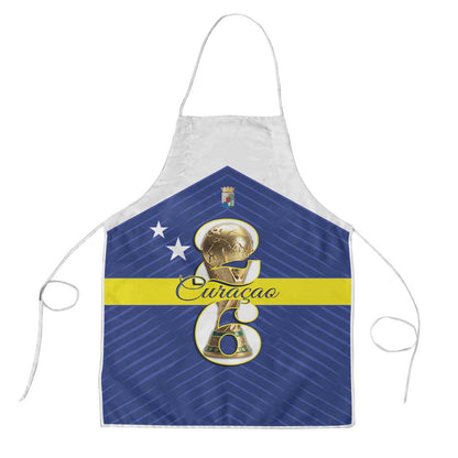 Curacao Football Apron 2026 The Blue Wave is Rising