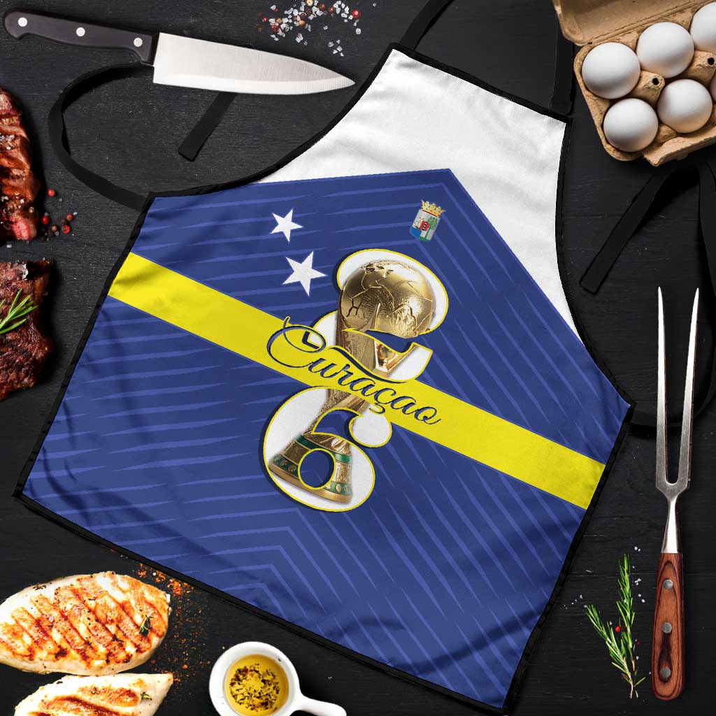 Curacao Football Apron 2026 The Blue Wave is Rising