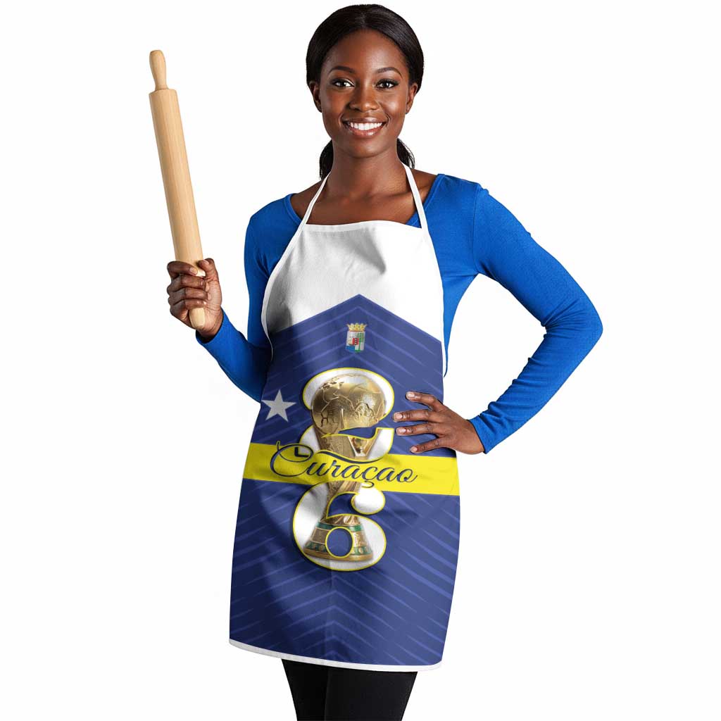Curacao Football Apron 2026 The Blue Wave is Rising