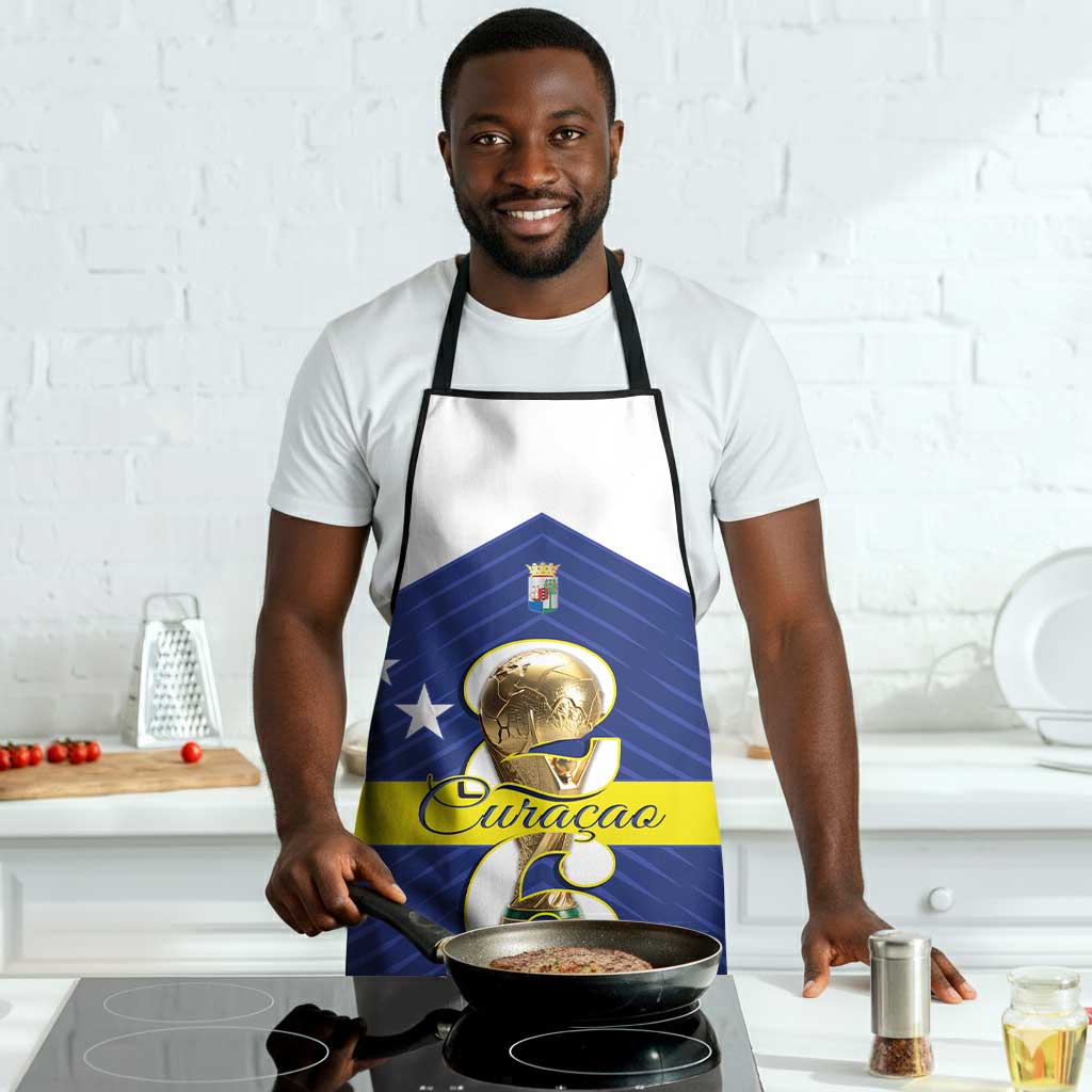 Curacao Football Apron 2026 The Blue Wave is Rising