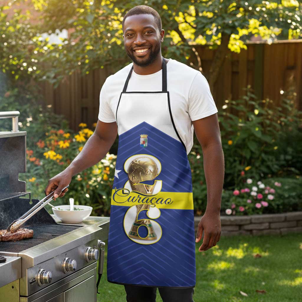 Curacao Football Apron 2026 The Blue Wave is Rising