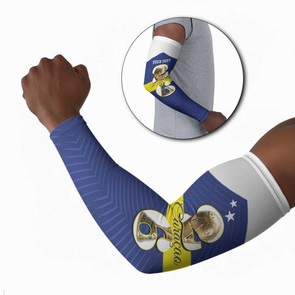 Personalized Curacao Football Arm Sleeves 2026 The Blue Wave is Rising