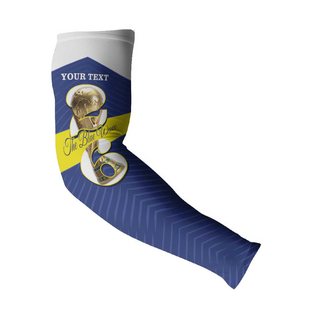 Personalized Curacao Football Arm Sleeves 2026 The Blue Wave is Rising