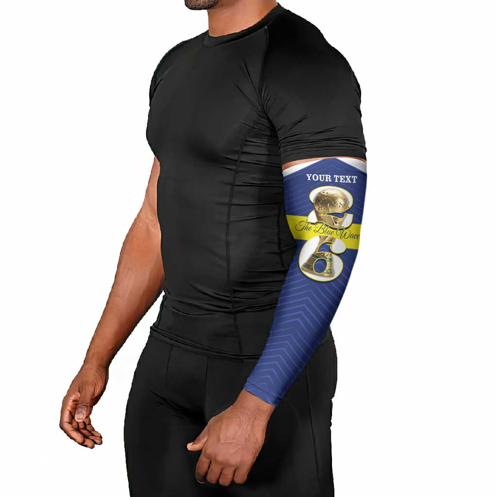 Personalized Curacao Football Arm Sleeves 2026 The Blue Wave is Rising