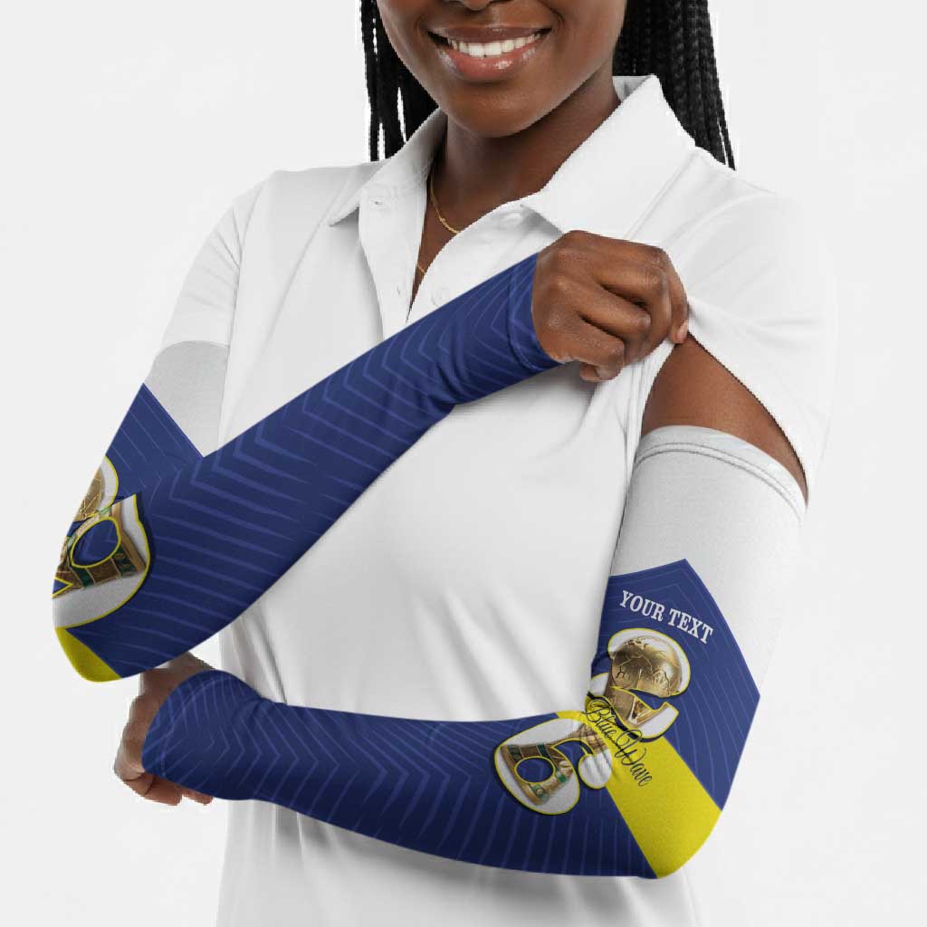 Personalized Curacao Football Arm Sleeves 2026 The Blue Wave is Rising