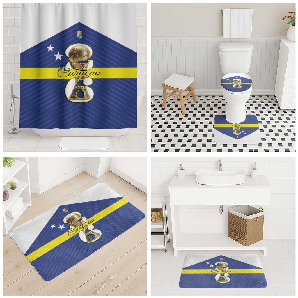 Curacao Football Bathroom Set 2026 The Blue Wave is Rising
