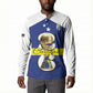 Personalized Curacao Football Button Sweatshirt 2026 The Blue Wave is Rising