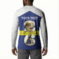 Personalized Curacao Football Button Sweatshirt 2026 The Blue Wave is Rising