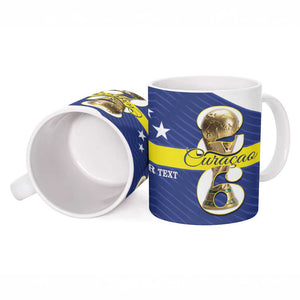 Personalized Curacao Football Ceramic Mug 2026 The Blue Wave is Rising