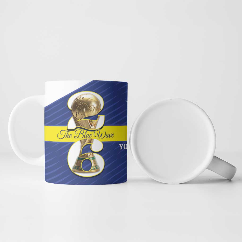 Personalized Curacao Football Ceramic Mug 2026 The Blue Wave is Rising