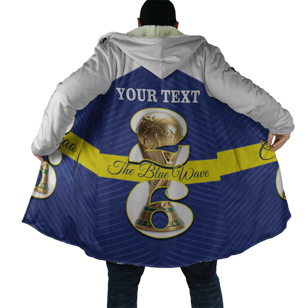 Personalized Curacao Football Cloak 2026 The Blue Wave is Rising