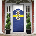 Personalized Curacao Football Door Cover 2026 The Blue Wave is Rising