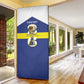 Personalized Curacao Football Door Cover 2026 The Blue Wave is Rising