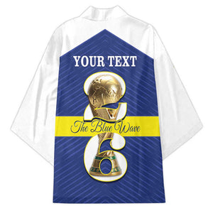 Personalized Curacao Football Kimono 2026 The Blue Wave is Rising