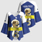 Personalized Curacao Football Kimono Sleeve Blouse 2026 The Blue Wave is Rising