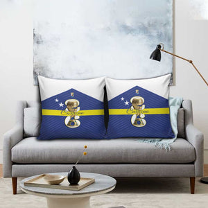 Curacao Football Pillow Cover 2026 The Blue Wave is Rising