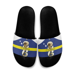 Curacao Football Slide Sandals 2026 The Blue Wave is Rising