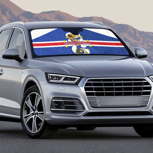 Cape Verde Football Auto Sun Shade 2026 Tubaroes Azuis First-ever World Cup