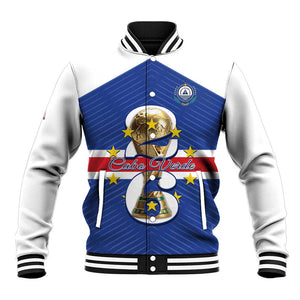 Personalized Afro Cape Verde Football Baseball Jacket 2026 Tubaroes Azuis First-ever World Cup - African Pride
