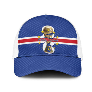 Afro Cape Verde Football Baseball Net Cap 2026 Tubaroes Azuis First-ever World Cup - African Pride