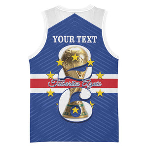 Personalized Afro Cape Verde Football Basketball Jersey 2026 Tubaroes Azuis First-ever World Cup - African Pride