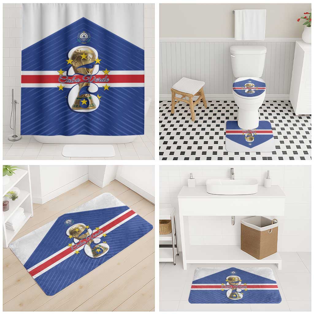 Cape Verde Football Bathroom Set 2026 Tubaroes Azuis First-ever World Cup