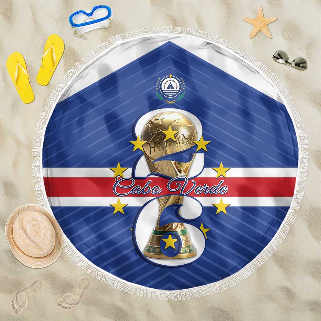 Afro Cape Verde Football Beach Blanket 2026 Tubaroes Azuis First-ever World Cup - African Pride