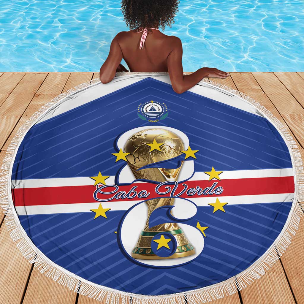 Afro Cape Verde Football Beach Blanket 2026 Tubaroes Azuis First-ever World Cup - African Pride