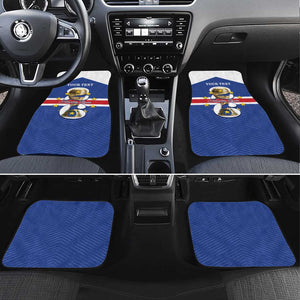 Personalized Afro Cape Verde Football Car Mats 2026 Tubaroes Azuis First-ever World Cup - African Pride