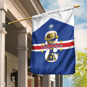 Afro Cape Verde Football Garden Flag 2026 Tubaroes Azuis First-ever World Cup - African Pride