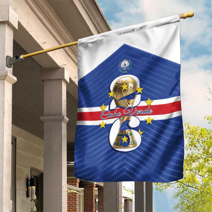 Afro Cape Verde Football Garden Flag 2026 Tubaroes Azuis First-ever World Cup - African Pride