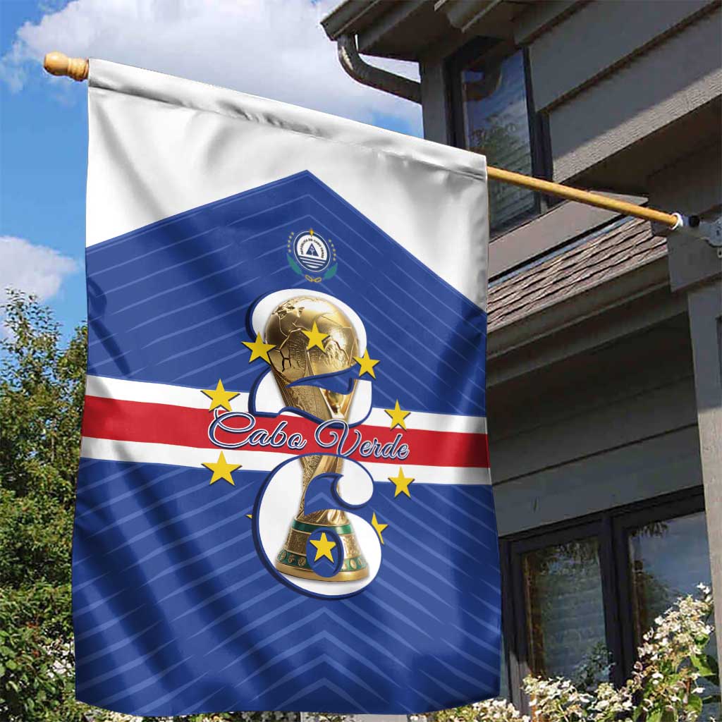 Afro Cape Verde Football Garden Flag 2026 Tubaroes Azuis First-ever World Cup - African Pride