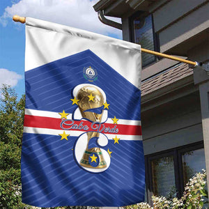 Afro Cape Verde Football Garden Flag 2026 Tubaroes Azuis First-ever World Cup - African Pride