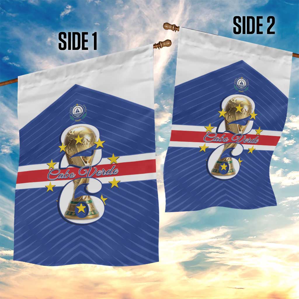Afro Cape Verde Football Garden Flag 2026 Tubaroes Azuis First-ever World Cup - African Pride