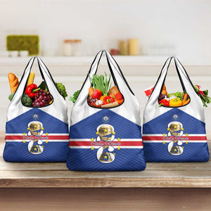 Afro Cape Verde Football Grocery Bag 2026 Tubaroes Azuis First-ever World Cup - African Pride
