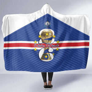 Afro Cape Verde Football Hooded Blanket 2026 Tubaroes Azuis First-ever World Cup - African Pride