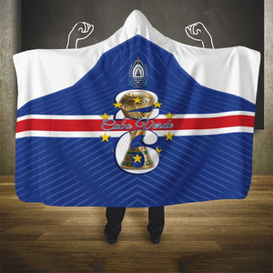 Afro Cape Verde Football Hooded Blanket 2026 Tubaroes Azuis First-ever World Cup - African Pride