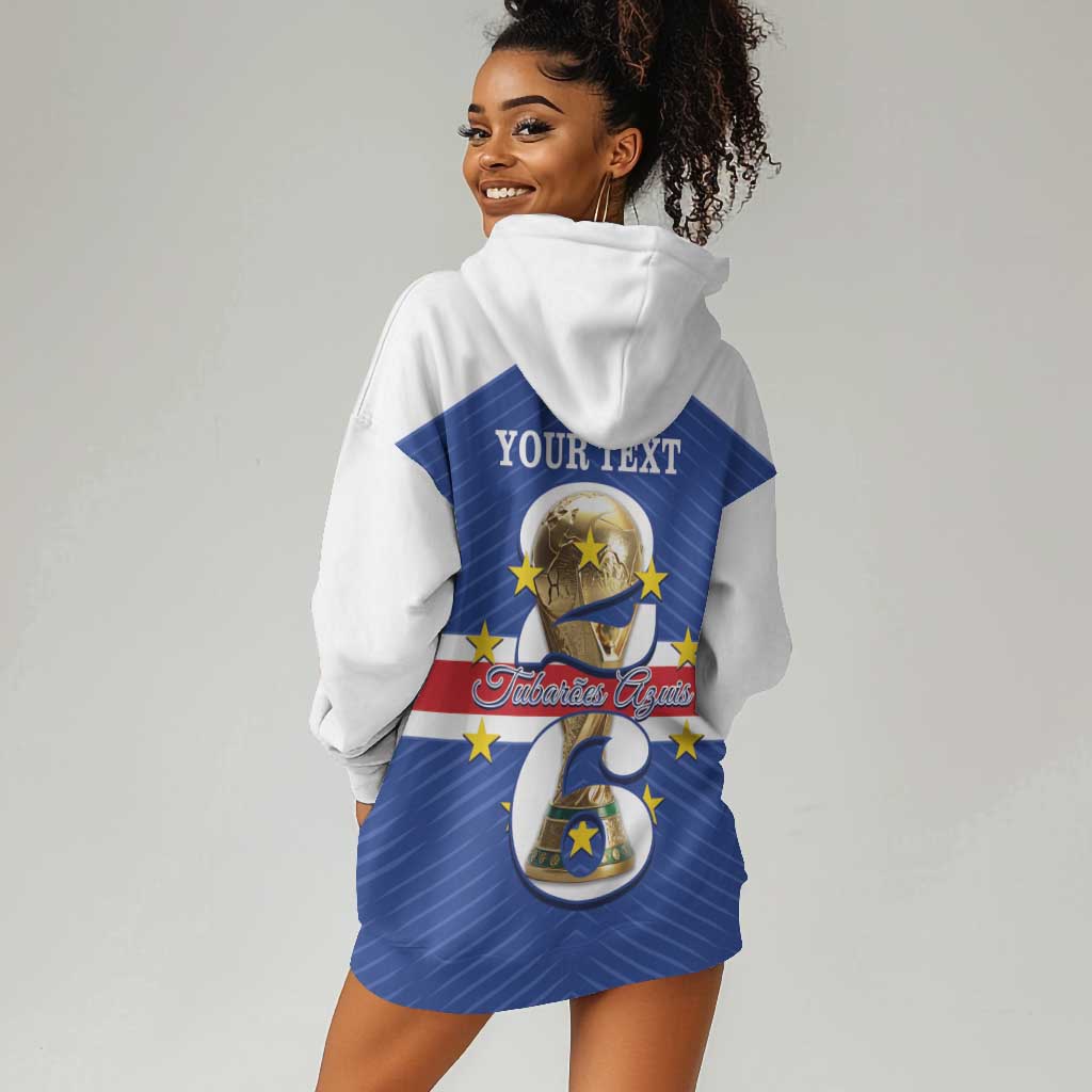 Personalized Afro Cape Verde Football Hoodie Dress 2026 Tubaroes Azuis First-ever World Cup - African Pride