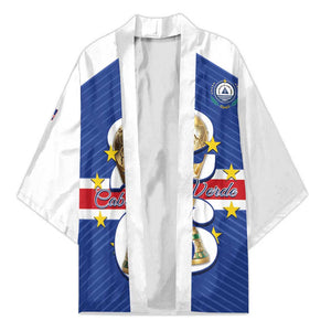 Personalized Cape Verde Football Kimono 2026 Tubaroes Azuis First-ever World Cup